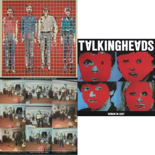 Talking Heads - Remain In Light & Name Of This Band Is Talking Heads & More Songs About Buildings & Food - LP Vinyl Bundle