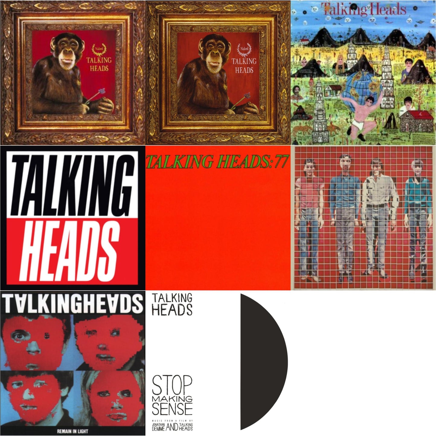 Talking Heads - Remain In Light & More Songs About Buildings & Food & Talking Heads: 77 & Stop Making Sense (Deluxe/2LP) & Little Creatures & Naked & Naked (Opaque Purple LP Vinyl) (Rocktober) & True Stories