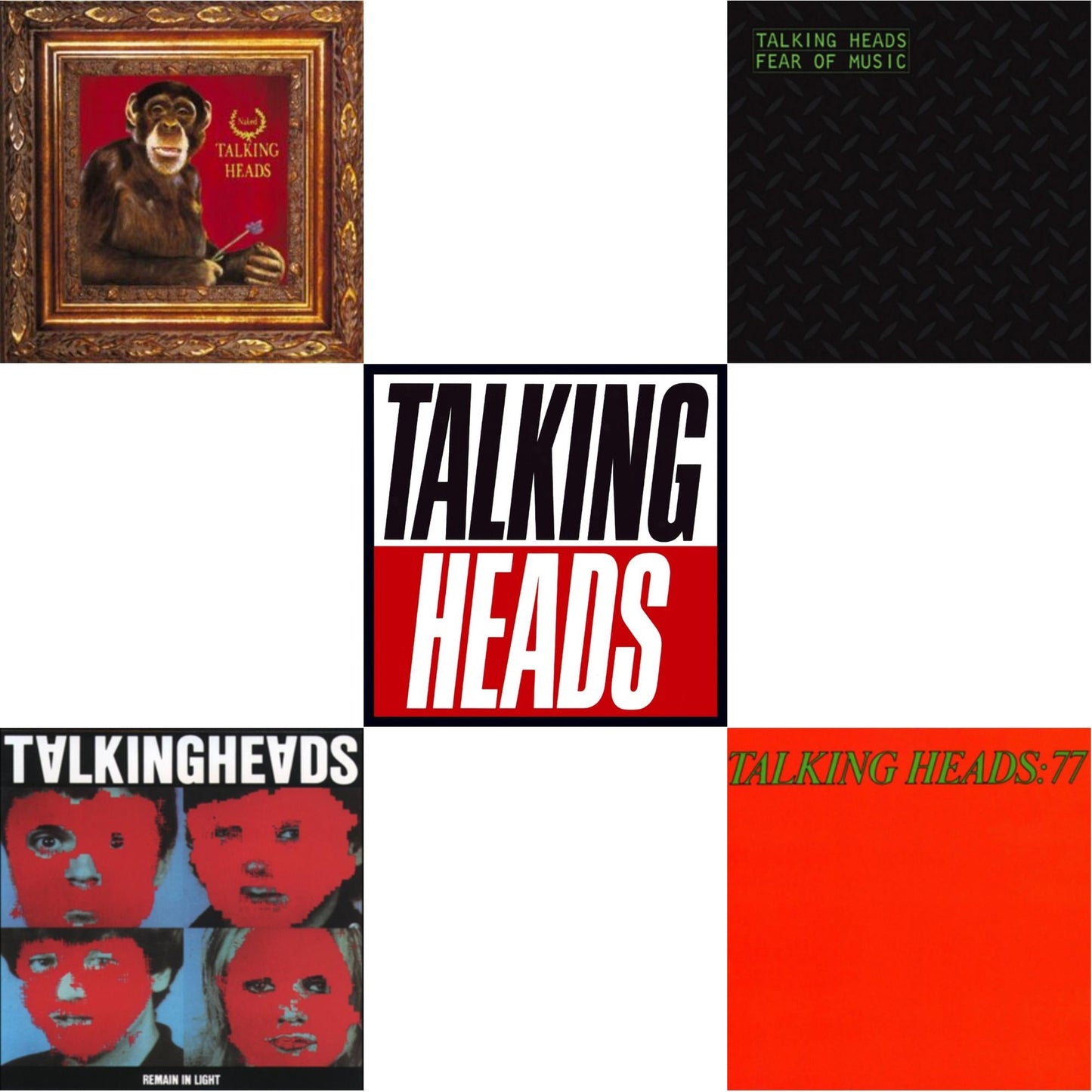 Talking Heads - Remain In Light & Fear Of Music & Talking Heads: 77 & Naked & True Stories (Translucent Red LP Vinyl) (Rocktober)