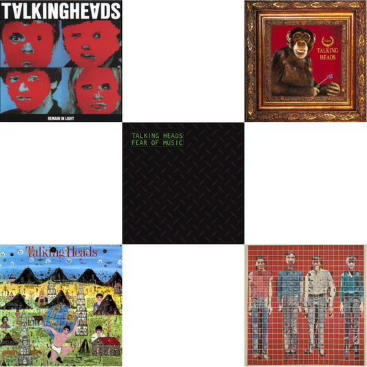 Talking Heads - Remain In Light & More Songs About Buildings & Food & Fear Of Music & Little Creatures & Naked - LP Vinyl Bundle