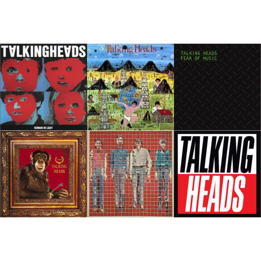Talking Heads - Remain In Light & More Songs About Buildings & Food & Fear Of Music & Little Creatures & Naked & True Stories - LP Vinyl Bundle