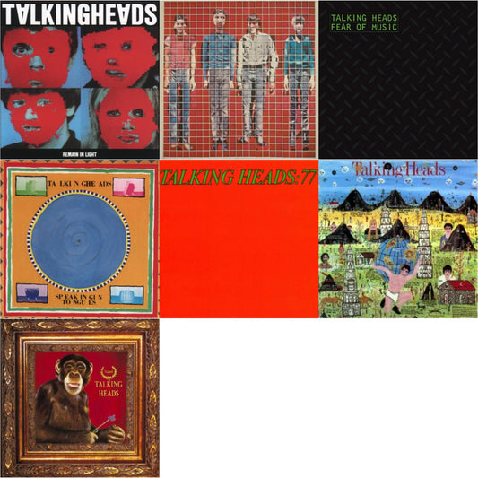 Talking Heads - Remain In Light & More Songs About Buildings & Food & Fear Of Music & Speaking In Tongues & Talking Heads: 77 & Little Creatures & Naked - LP Vinyl Bundle