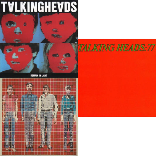 Talking Heads - Remain In Light & More Songs About Buildings & Food & Talking Heads: 77 - LP Vinyl Bundle