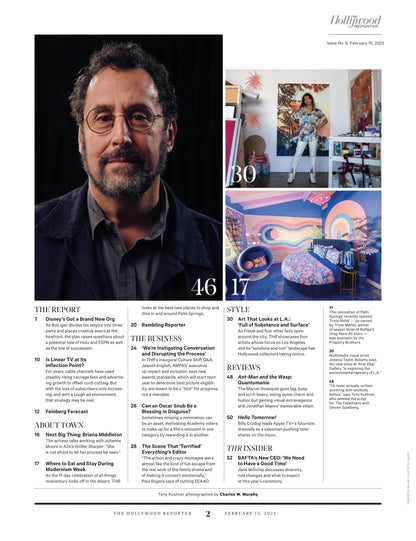 The Hollywood Reporter - 23.02.15 Edition: Sit-Down With Award Season's Most Talked-About Surprise Andrea Riseborough, Disney's Brand New Org, Linear TV's Inflection Point, A24's Sharper & More!