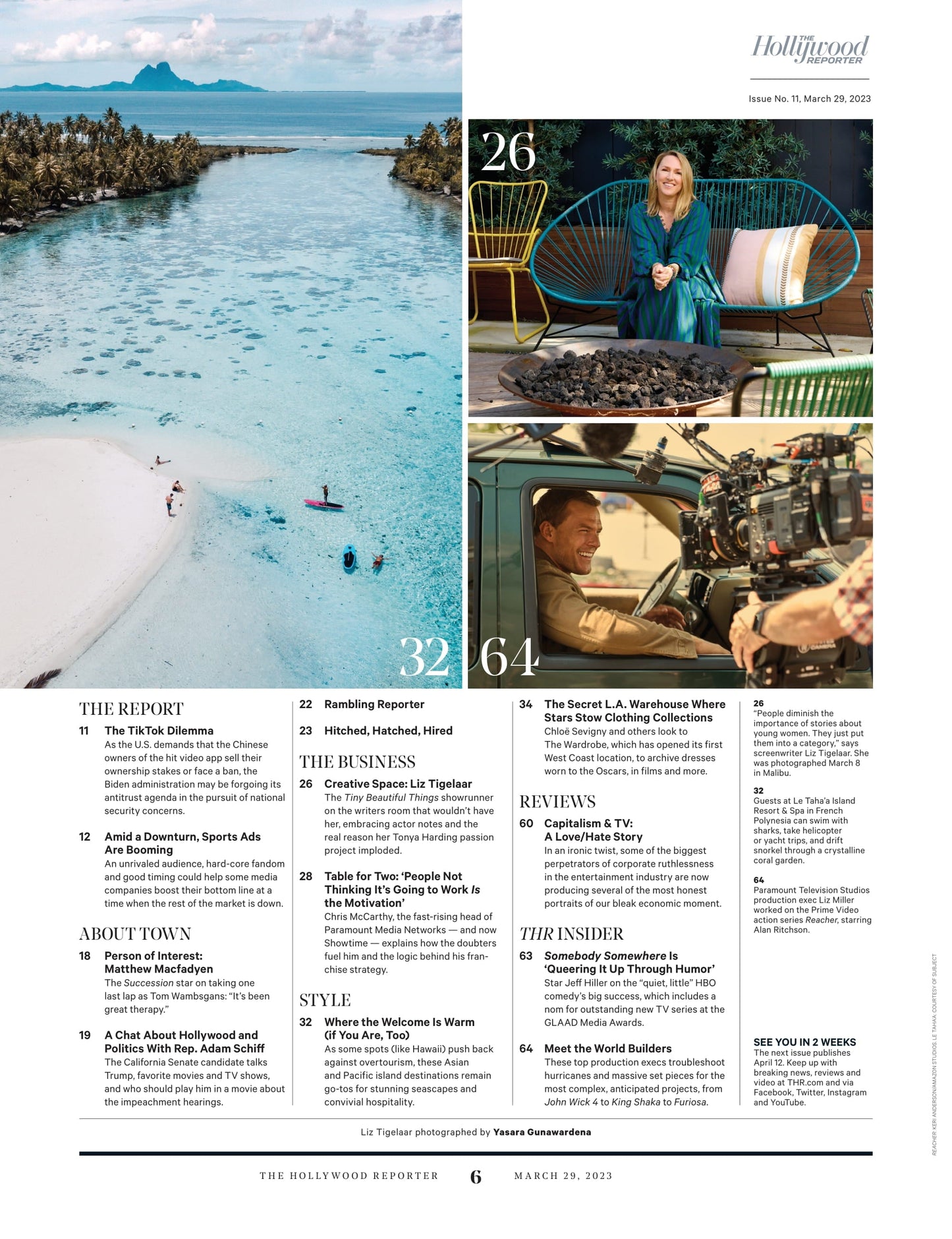 The Hollywood Reporter - 23.03.29 Edition: 25 Most Powerful Stylists, Sustainability, Law Roach Bowed Out, Anne Hathaway Took Control, Angela Bassett, Sydney Sweeney, Janelle Monáe, Sadie Sink & More!