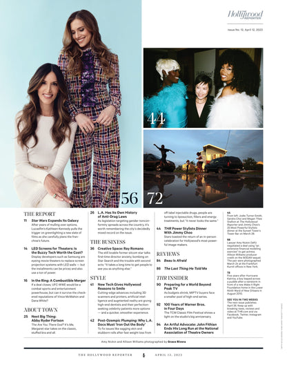 The Hollywood Reporter - 23.04.12 Edition: The Self-Proclaimed Genius Of Dave Burd, Is Lil Dicky The Greatest Rapper Alive, Brad Pitt V. Global Green, Star Wars Expands, Top 100 Power Lawyers & More!