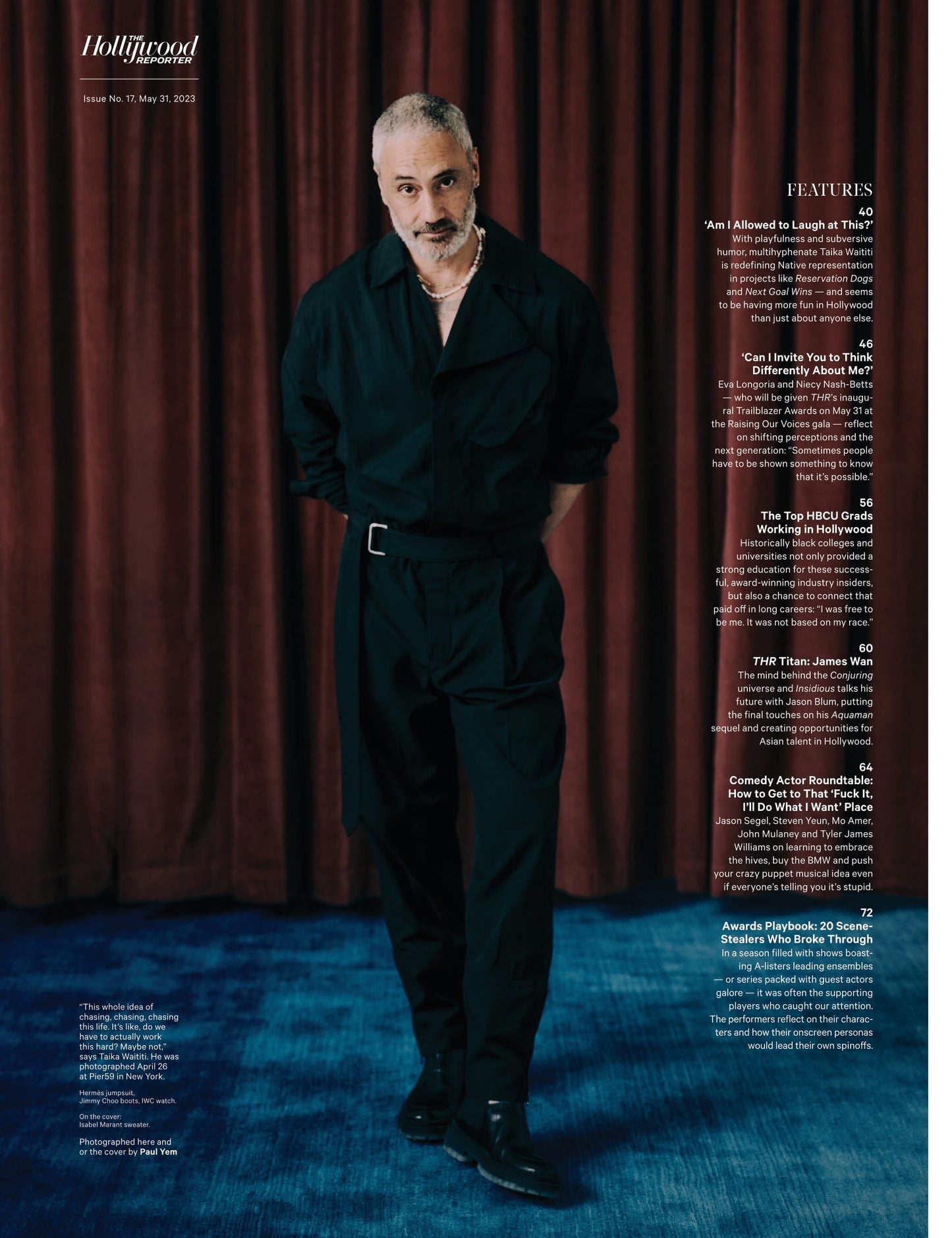 The Hollywood Reporter - 23.05.31 Edition: Raising Our Voices With Taika Waititi, Eva Longoria & Niecy Nash-Betts, The Top 50 Forces For Change, Comedy Roundtable With Jason Segel, Mo Amer & More!