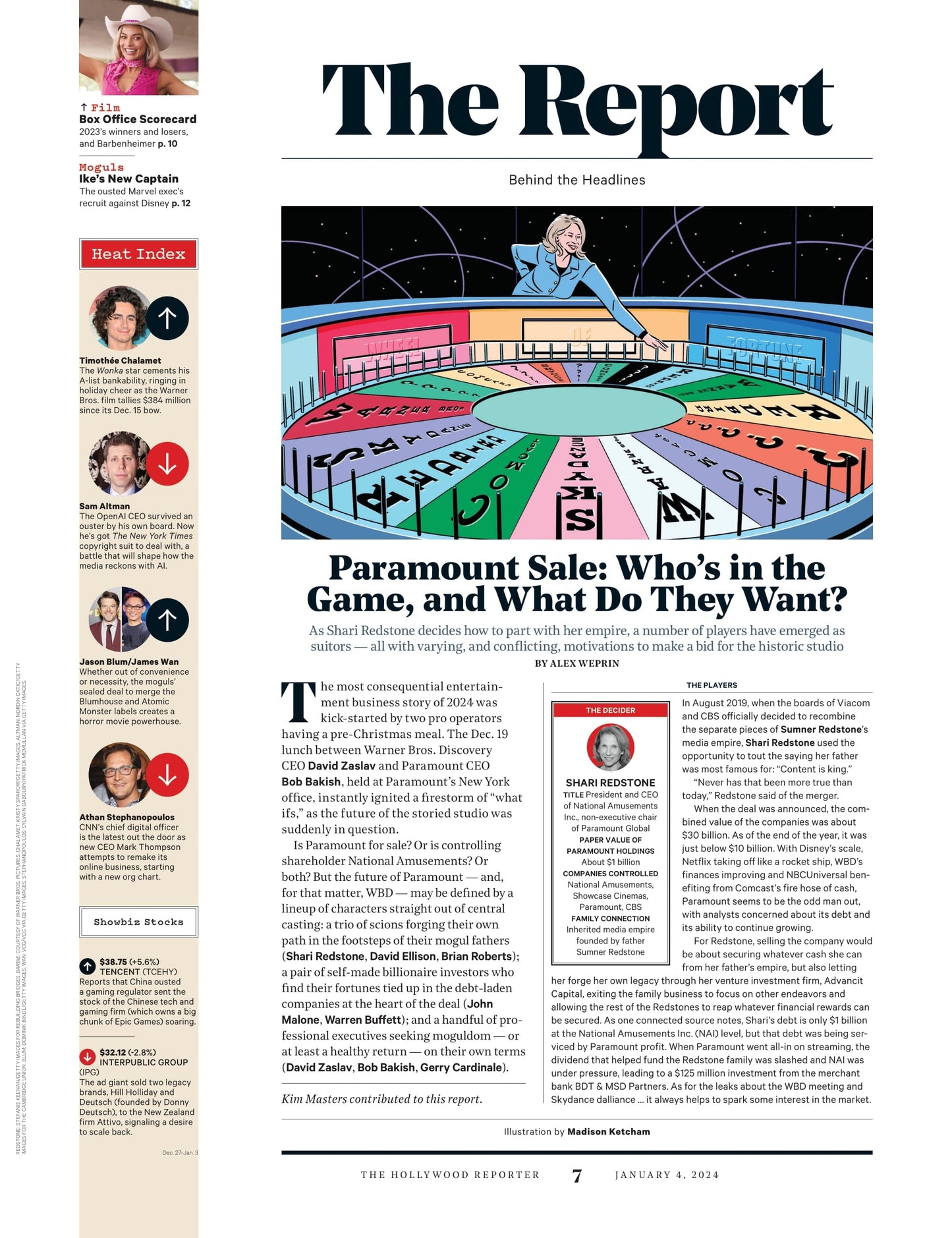 The Hollywood Reporter - 24.01.04 Edition: Don't You Lie For A Living?, Carey Mulligan, Lily Gladstone, Margot Robbie, Greta Lee, Annette Bening & Emma Stone On Serious Actress Facade, Pitching & More