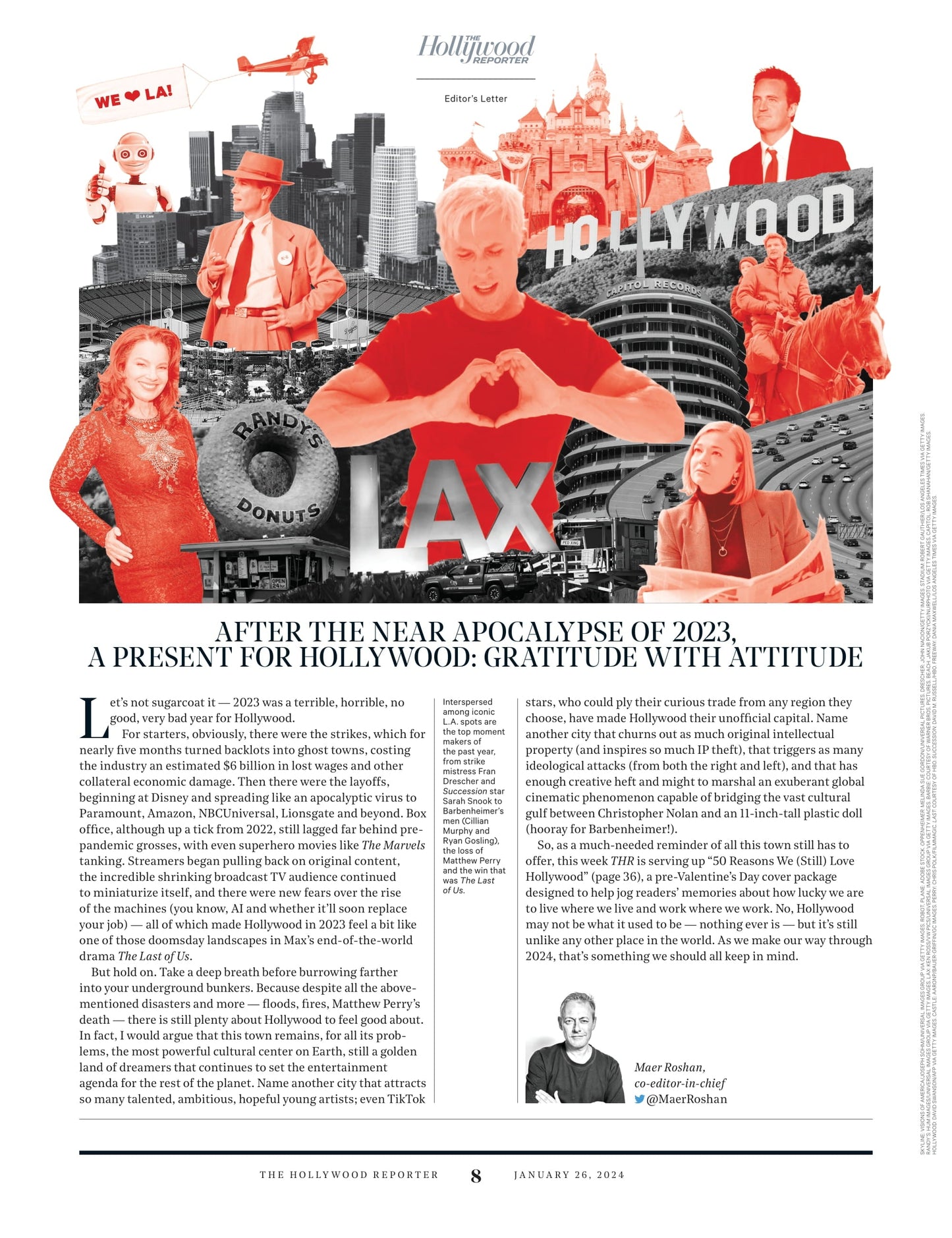 The Hollywood Reporter - 24.01.26 Edition: 50 Reasons We (Still) Love Hollywood, Aaron Sorkin, Oprah Winfrey & Bob Iger's Favorite Hollywood Things, Why Netflix Won Streaming Wars, Will Ferrell & More
