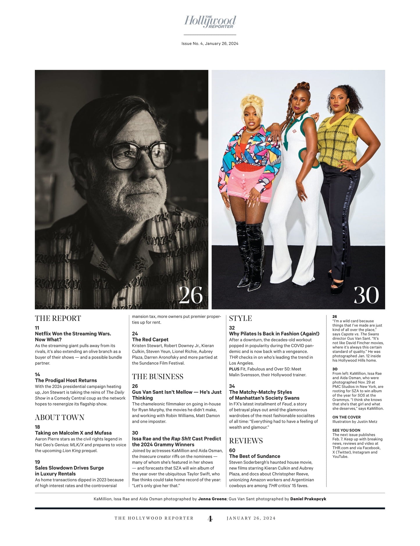 The Hollywood Reporter - 24.01.26 Edition: 50 Reasons We (Still) Love Hollywood, Aaron Sorkin, Oprah Winfrey & Bob Iger's Favorite Hollywood Things, Why Netflix Won Streaming Wars, Will Ferrell & More