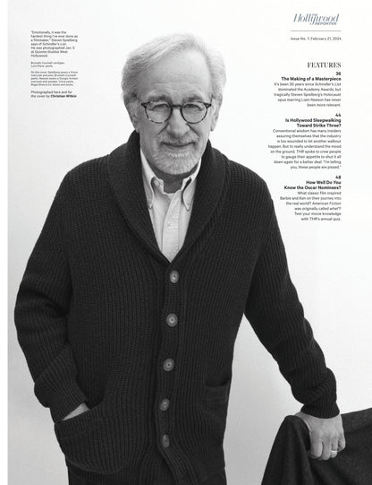 The Hollywood Reporter - 24.02.21 Edition: Steven Spielberg's 'Best Movie I've Ever Made' Schindler's List Starring Liam Neeson, Third Hollywood Strike Looming?, Kevin Feige Retooling Marvel & More!