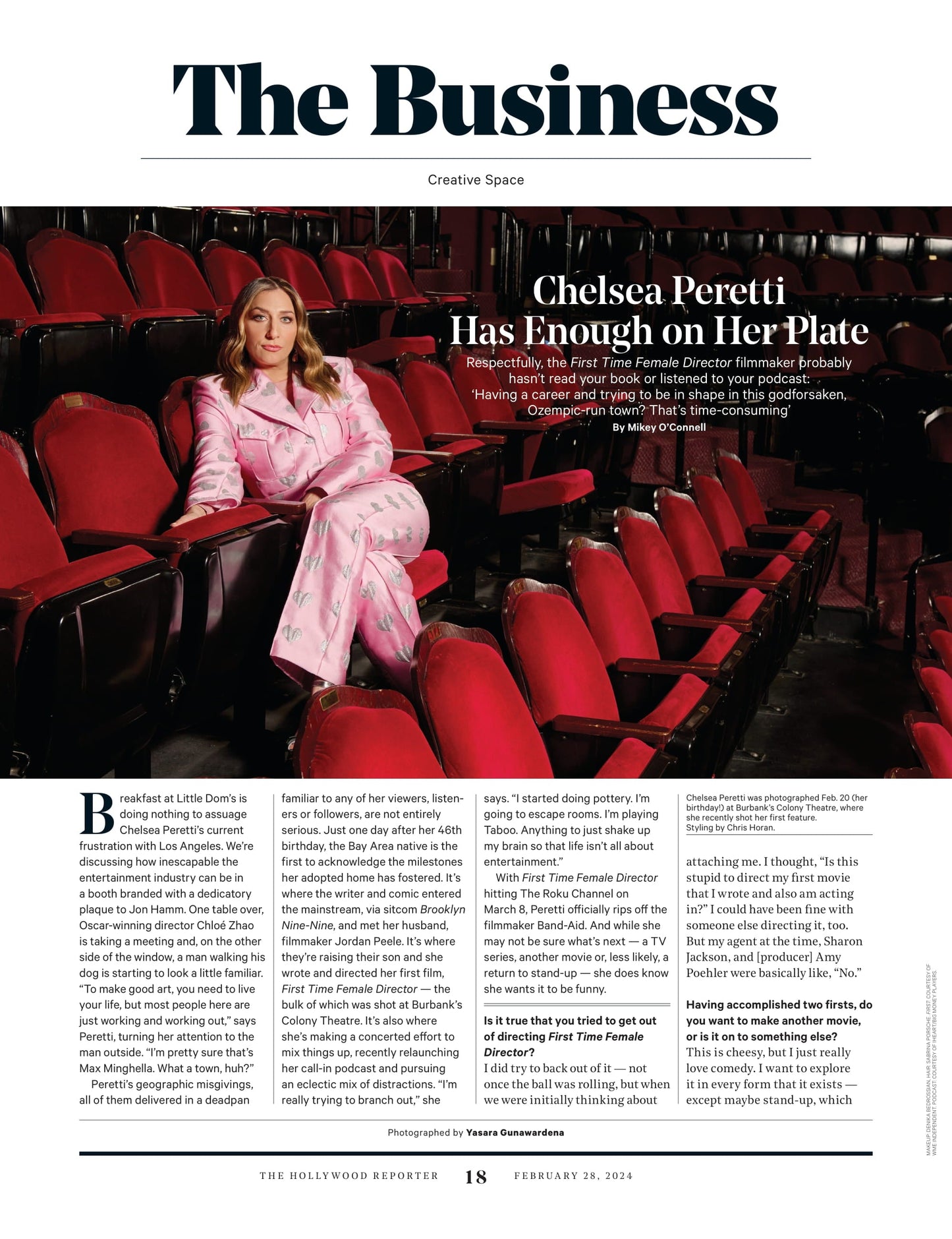 The Hollywood Reporter - 24.02.28 Edition: Reneé Rapp Mean Girls Breakout & Pop Star On Anxiety, Sexuality, Beyoncé Sending Her Flowers & Justin Bieber Obsession, Final Collapse Of Vice News & More!