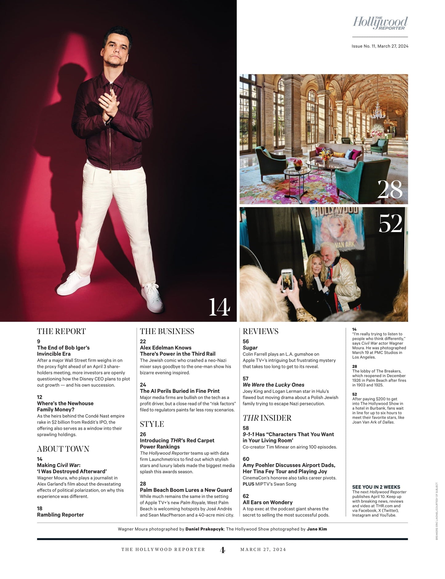 The Hollywood Reporter - 24.03.27 Edition: Power Stylists Featuring Cardi B, Emma Stone, Emily Blunt, Colman Domingo, Demi Moore, Hunter Schafer, America Ferrera, Barry Keoghan, Jenna Ortega & More!