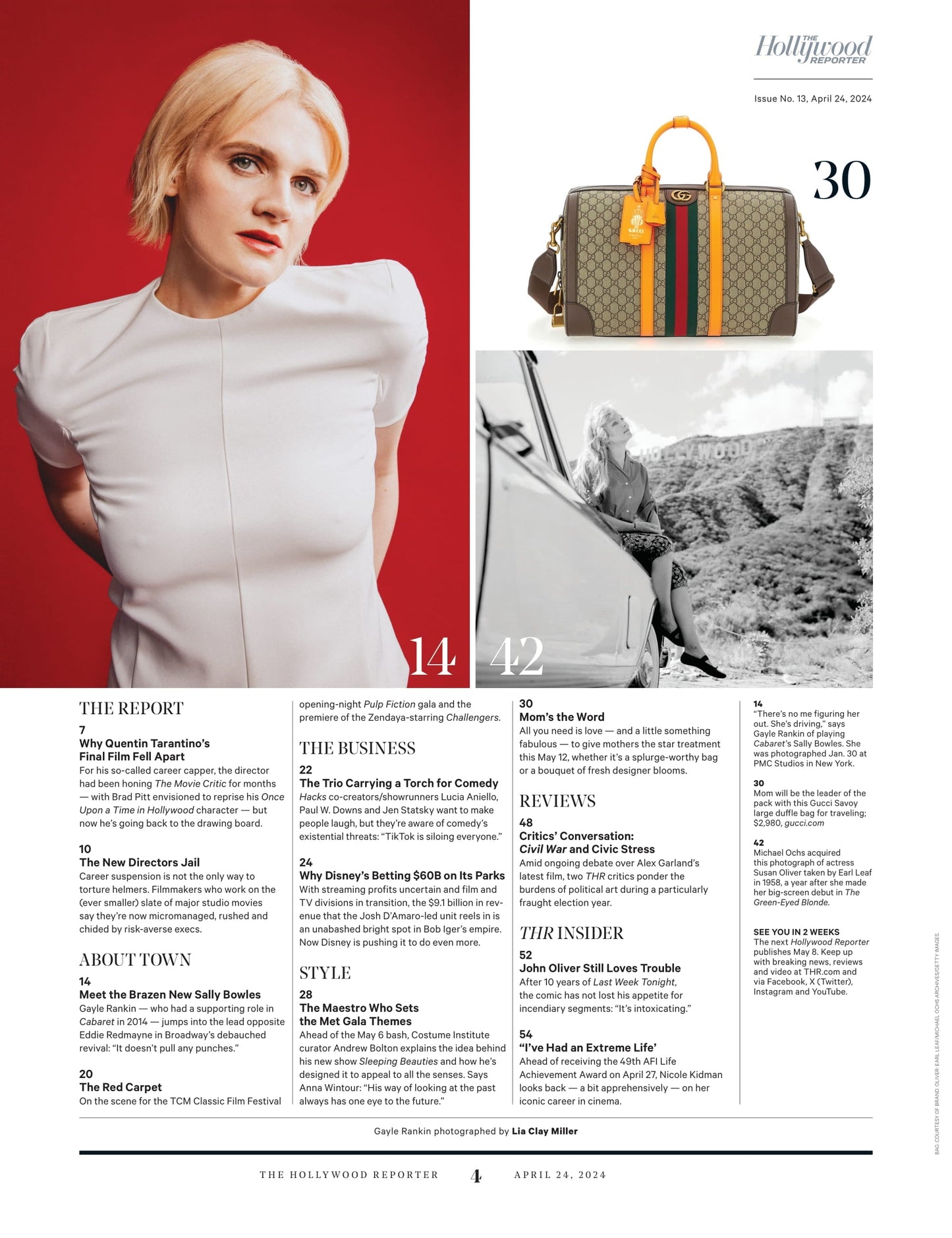 The Hollywood Reporter - 24.04.24 Edition: Nathan Fielder & Emma Stone Starred As Cringiest Couple In The Curse, The Unfinished O.J. Movie Owen Wilson Turned Down, Tarantino's Retirement Plan & More!