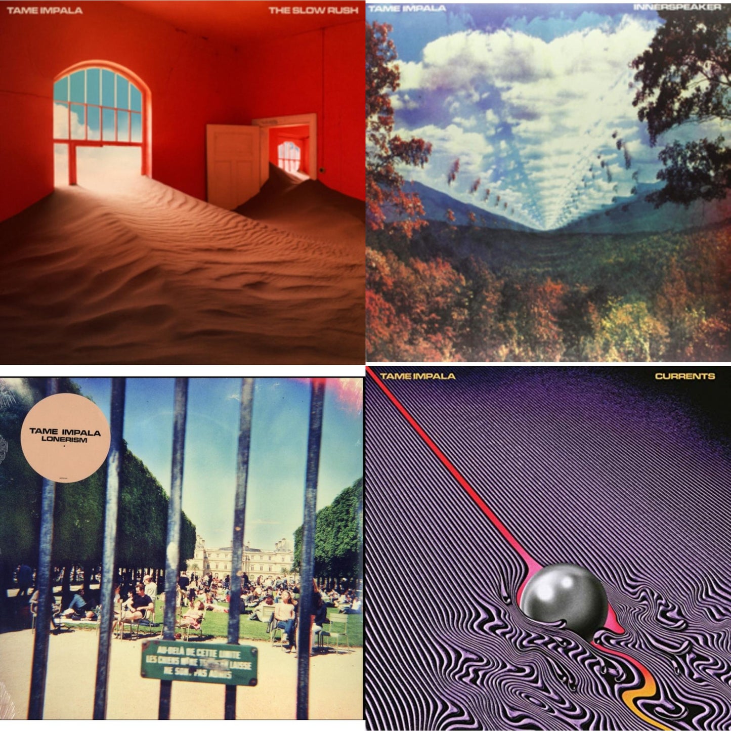Tame Impala - Lonerism & Currents & Slow Rush (2LP) & Innerspeaker