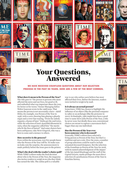 TIME Special Edition - Person Of The Year: 95 Years Of The World’s Most Influential People, Franklin D. Roosevelt, Joseph Stalin, Donald Trump, Jeff Bezos, Queen Elizabeth II, Milestones & The Process