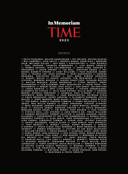 TIME Special Edition - 2023 Memoriam: Look Back At Major Figures & Events In 2023, Lisa Marie Presley, Bob Barker, Jimmy Buffet, Maui Wildfires, Titan Submersible, Angus Cloud, Matthew Perry & More!