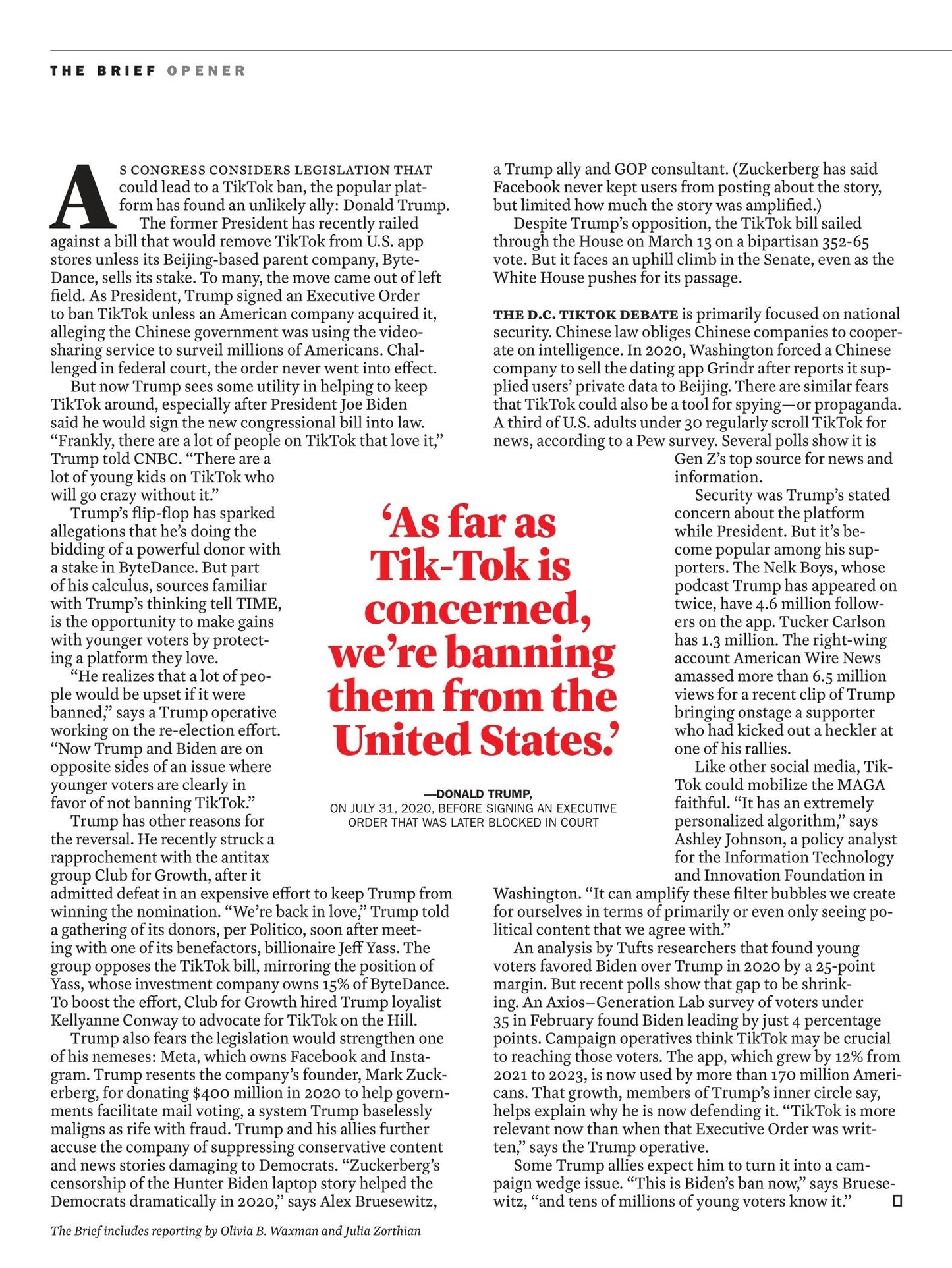 TIME Magazine - 04.08.24 Edition: Jane Fonda's Next Act, The Earth Awards, Banning TikTok, Kate Middleton's Cancer Fight, UAE Ai Ambitions, Biden Behind, India's 44-Day Election, Solar Eclipse & More!