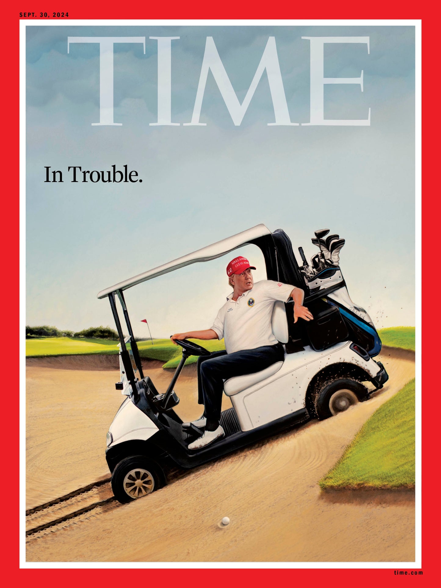 TIME Magazine - 09.30.24 Edition: Trump In Trouble, How Kamala Harris Knocked Donald Trump Off Course