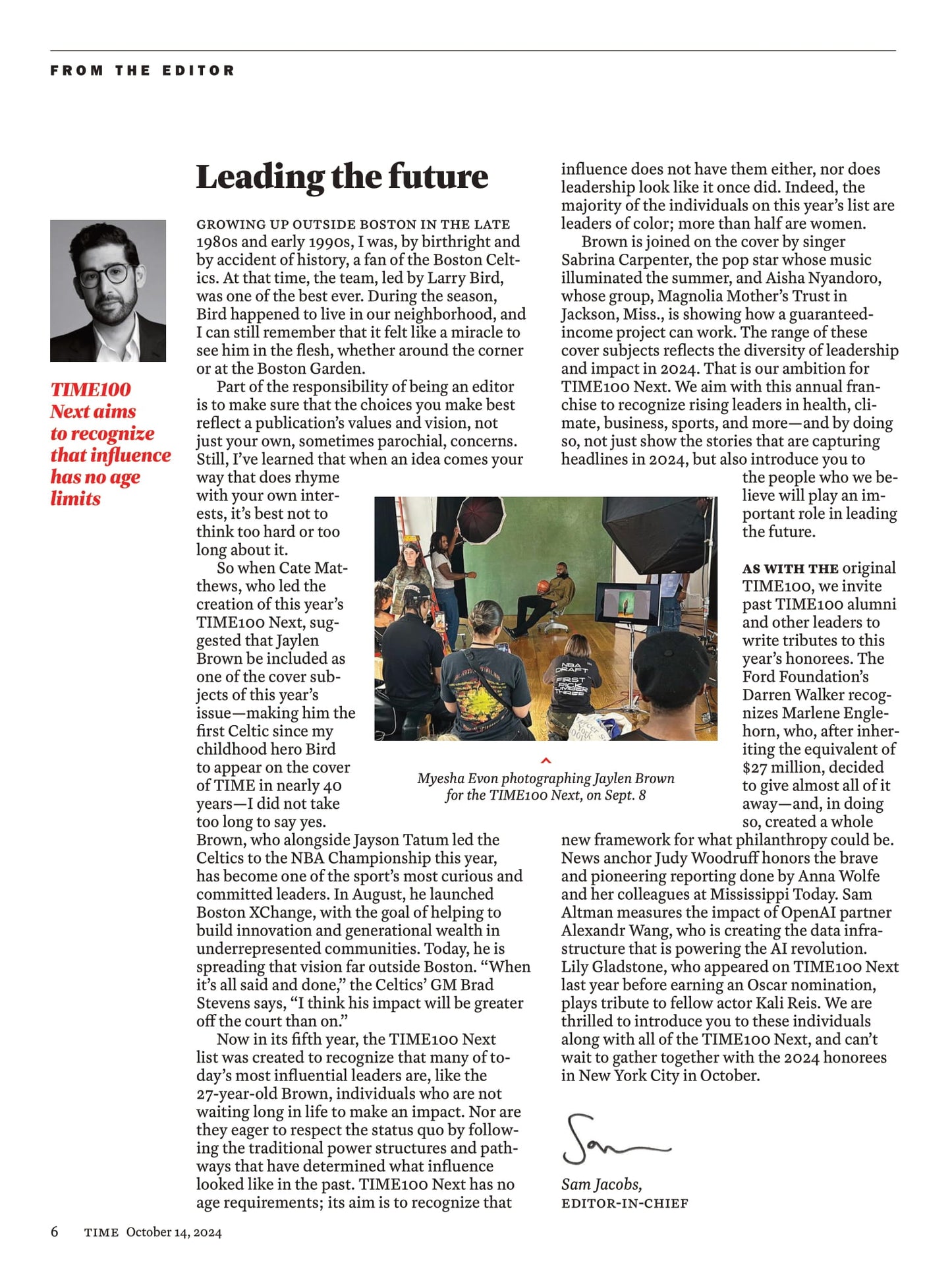 TIME Magazine - 10.14.24 Edition: TIME100 Next,The World's Most Influential Rising Stars Defining The Next Generation, Artists, Leaders, Innovators, Advocates & Phenoms