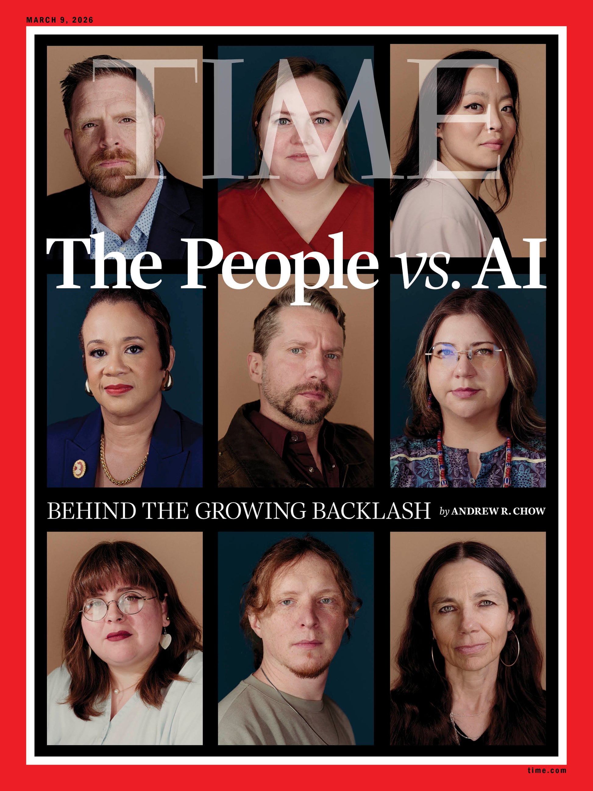 Backordered: TIME Magazine - 03.09.26 Edition: The People vs. AI, Behind The Growing Backlash