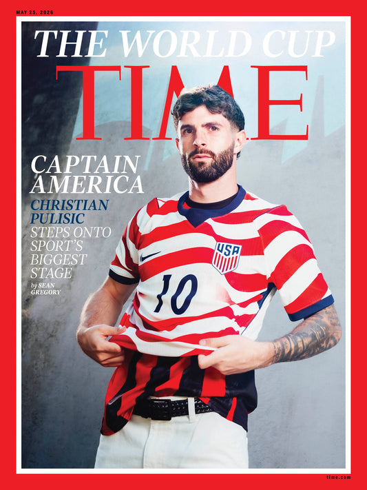 TIME Magazine - 05.25.26: World Cup, Captain America, Christian Pulisic, Steps Onto Sport's Biggest Stage
