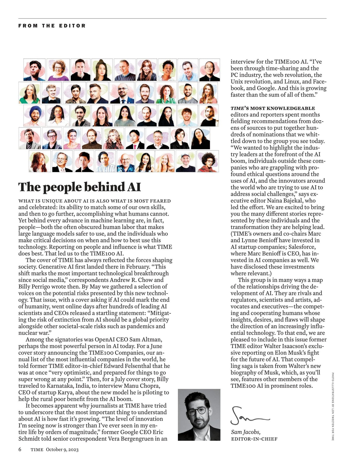 TIME Magazine - 10.09.23 Edition: 100 Most Influential People in Artificial Intelligence, Elon Musk, Martin Scorsese & The Leaders, Innovators, Shapers & Thinkers Driving The Development Of AI