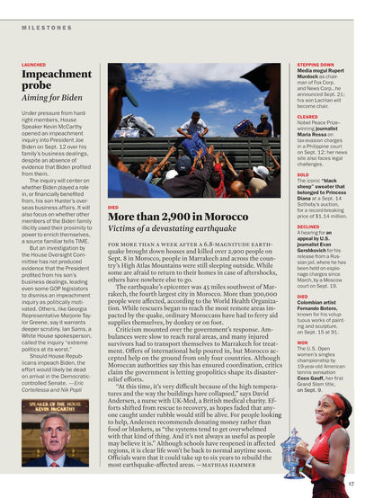 TIME Magazine - 10.09.23 Edition: 100 Most Influential People in Artificial Intelligence, Elon Musk, Martin Scorsese & The Leaders, Innovators, Shapers & Thinkers Driving The Development Of AI