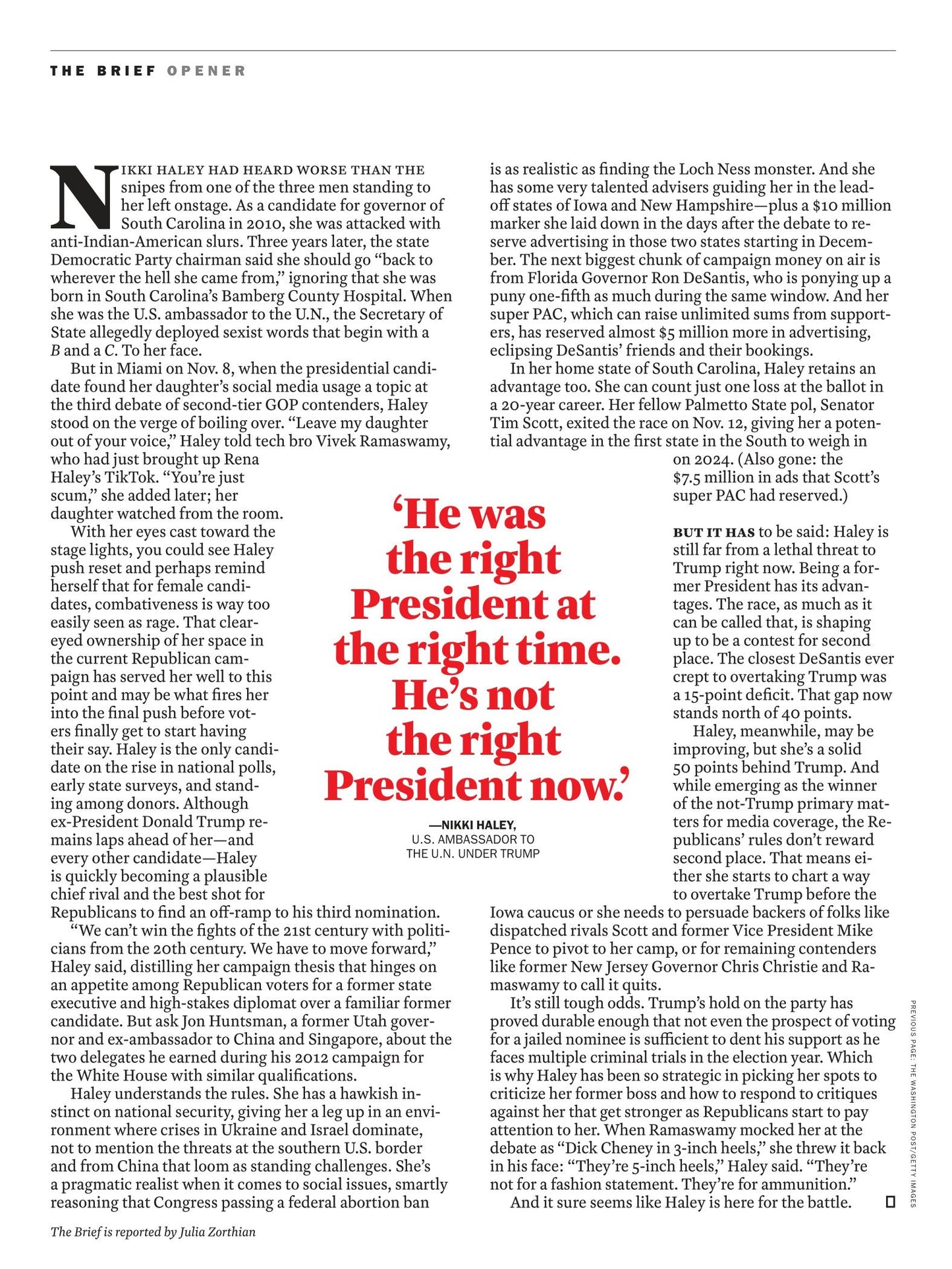 TIME Magazine - 12.04.23 Edition: 100 Most Influential Leaders Driving Business To Real Climate Action, Nikki Haley & Trump, Israel Endgame In Gaza, Uniqlo Founder Tadashi Yanai & Best Photos Of 2023!
