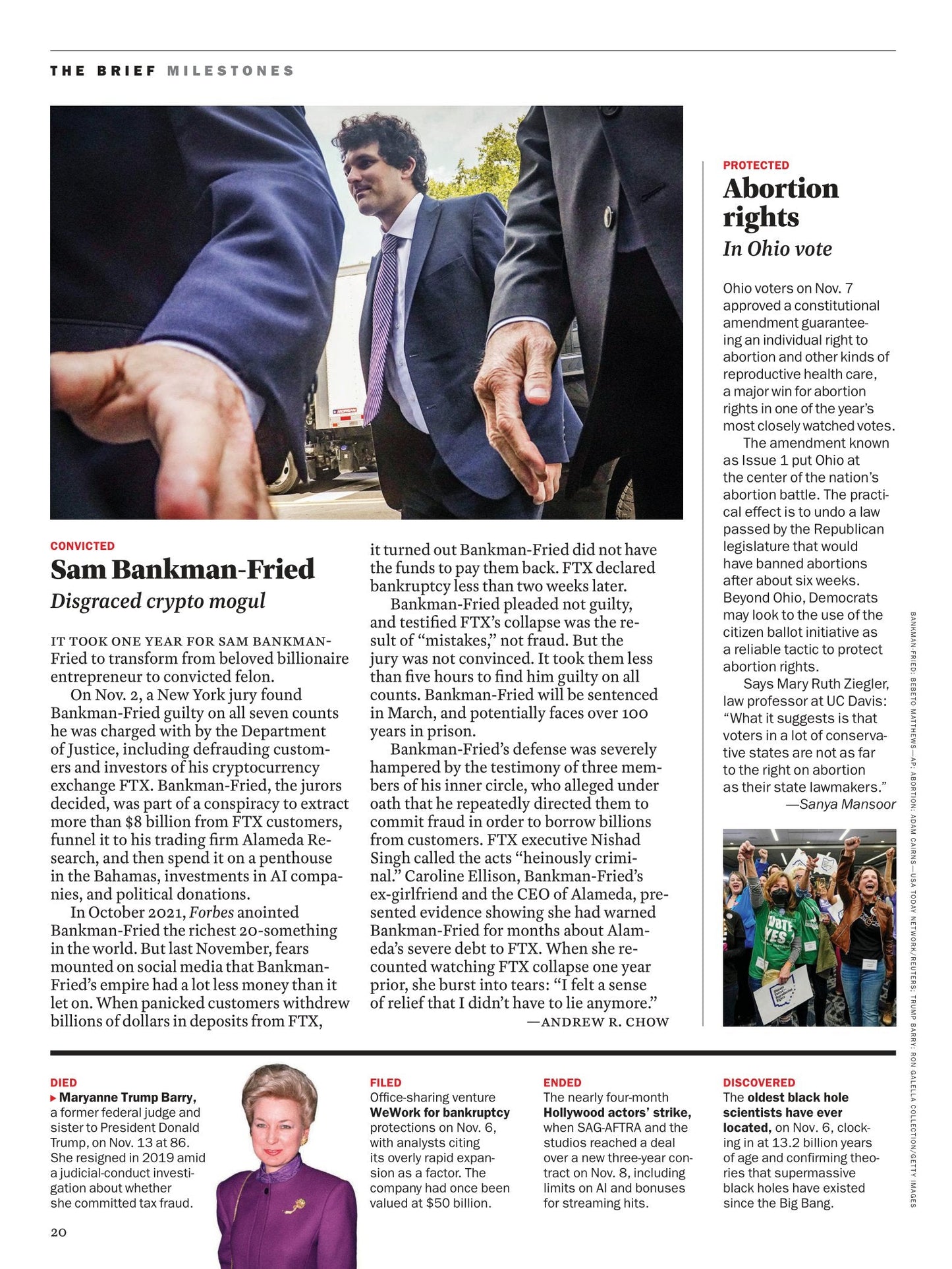 TIME Magazine - 12.04.23 Edition: 100 Most Influential Leaders Driving Business To Real Climate Action, Nikki Haley & Trump, Israel Endgame In Gaza, Uniqlo Founder Tadashi Yanai & Best Photos Of 2023!