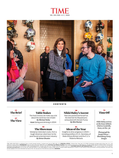 TIME Magazine - 01.22.24 Edition: The Envoy, Secretary Of State Anthony Blinken And The Test Of American Leadership