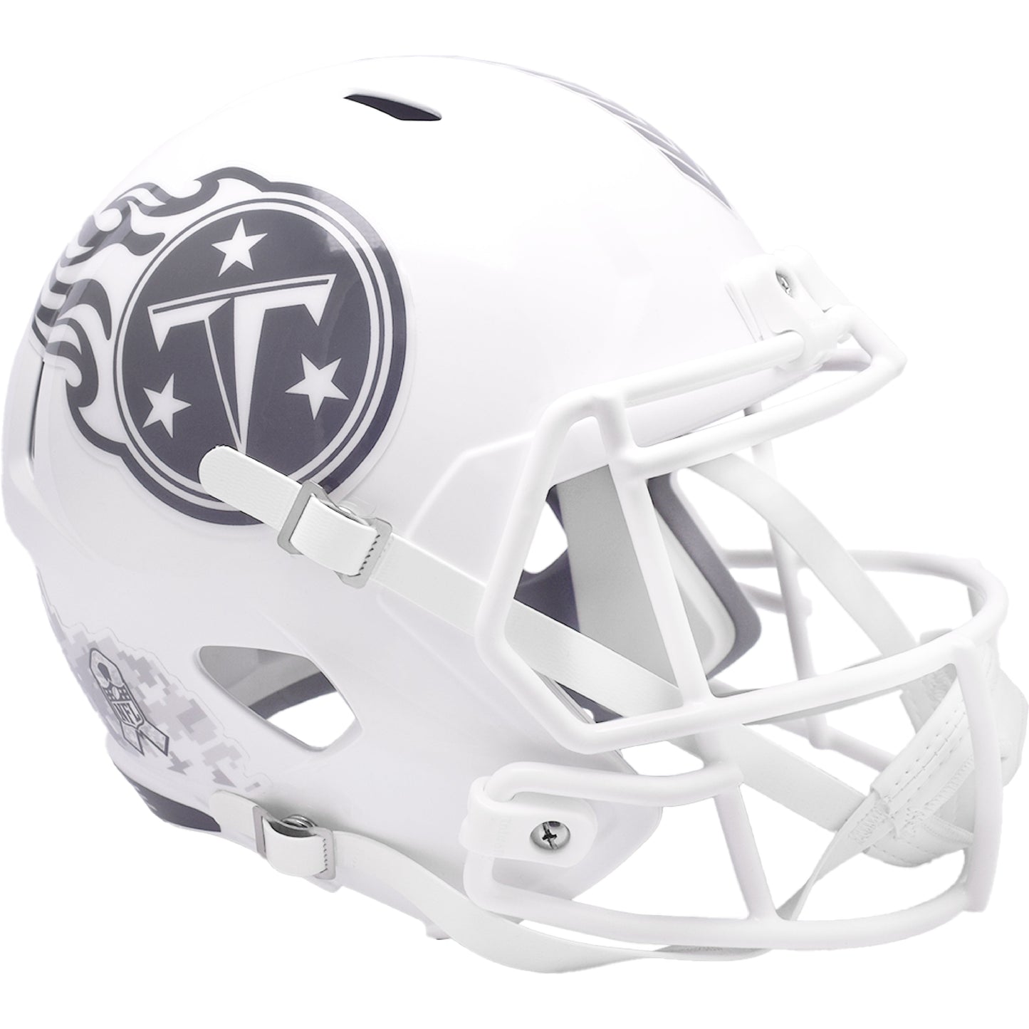 Tennessee Titans 2024 Salute to Service Riddell Speed Authentic Football Helmet