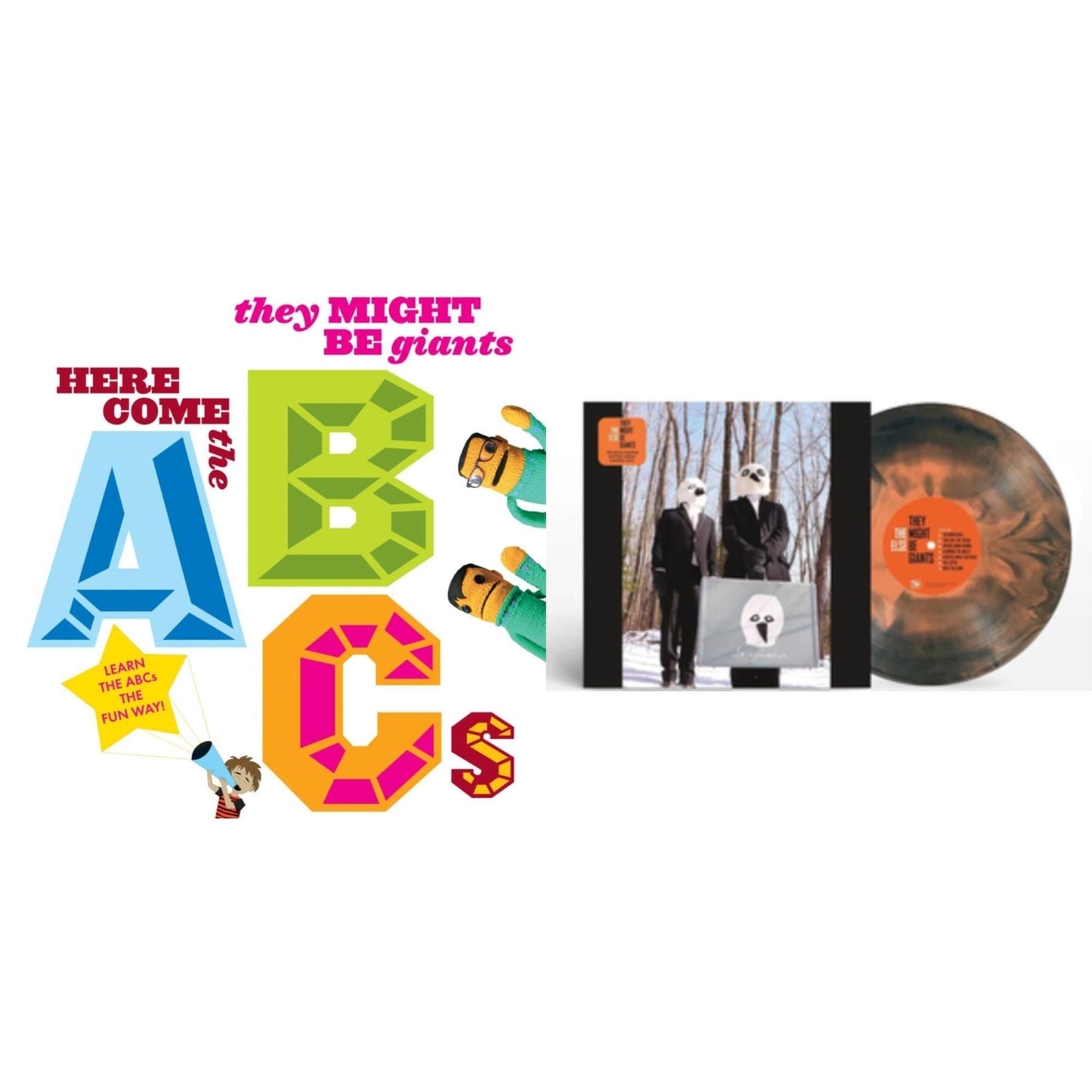 They Might Be Giants - Here Come The Abcs (Clear LP Vinyl) & Else (180G/Pumpkin Mystery Smoke LP Vinyl)