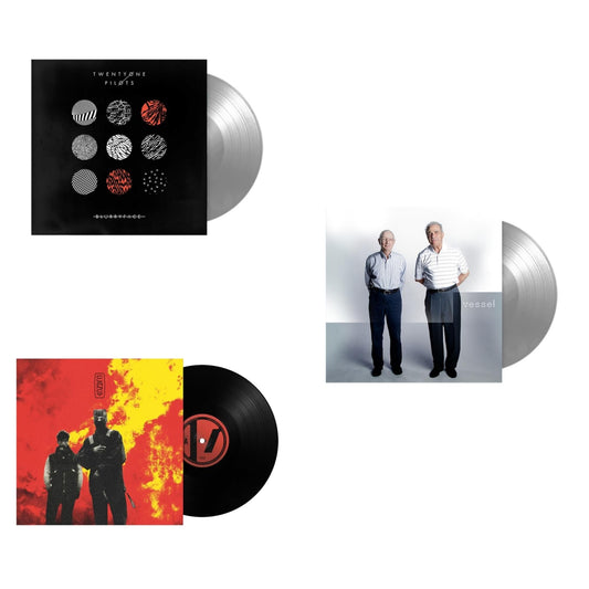 Twenty One Pilots - Clancy & Blurryface (Silver LP Vinyl Fbr Anniversary) & Vessel (Fbr 25Th Anniversary/Silver LP Vinyl)