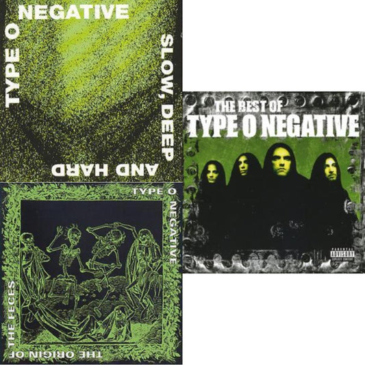 Type O Negative - Best Of Type O Negative & Origin Of The Feces & Slow Deep & Hard - CD Bundle