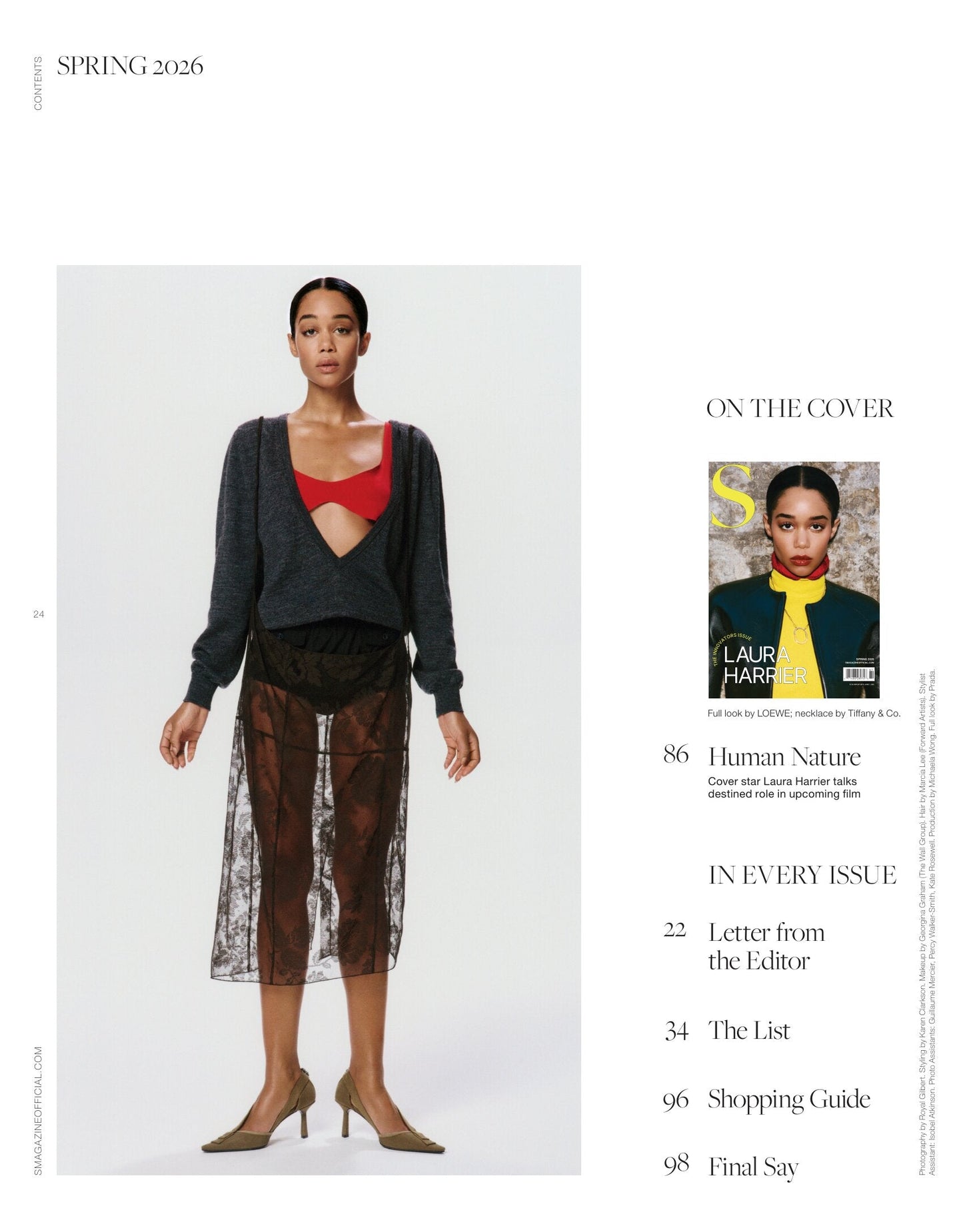 S Magazine - Spring 2026: Laura Harrier