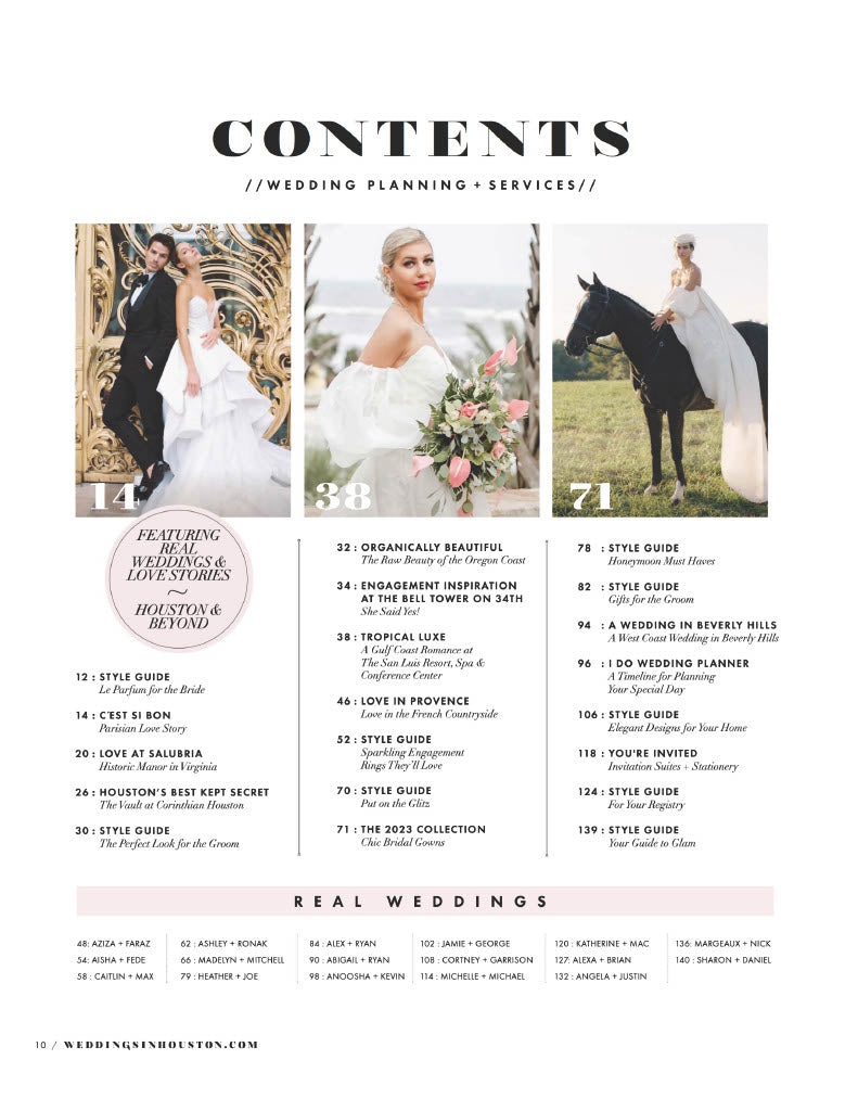 Weddings In Houston - 2023 & 2024 Guide To The Hottest Weddings Trends In Design, Style & Fashion