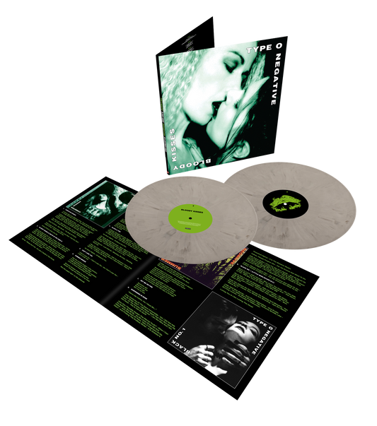 Type O Negative ‘Bloody Kisses: Suspended In Dusk’ 2LP Limited Edition – Only 1000 Made, Gray Slime Vinyl Record