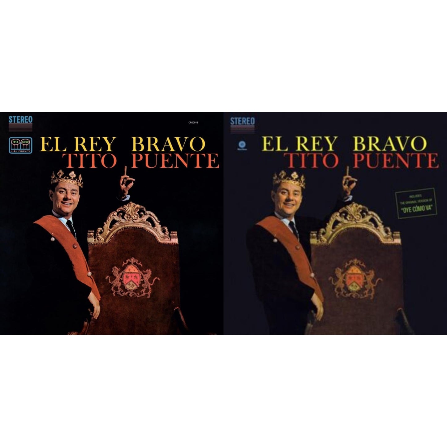 Tito Puente - El Rey Bravo & El Rey Bravo - LP Vinyl Bundle