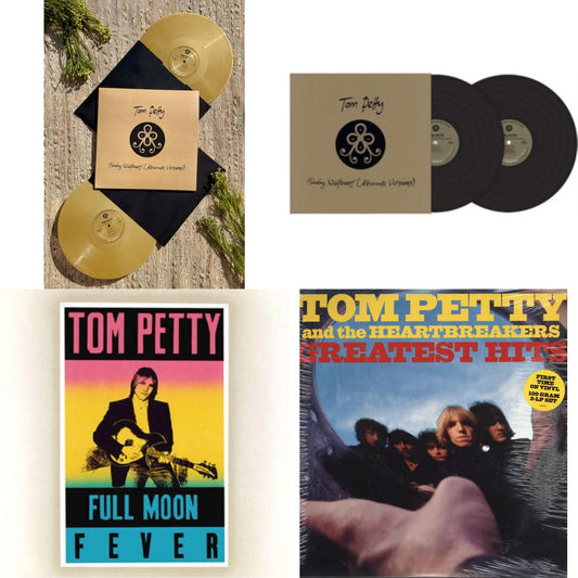 Tom Petty - Finding Wildflowers (Alternate Versions) (2LP/Gold Vinyl) (I) & Finding Wildflowers (Alternate Versions) (2LP) & Full Moon Fever (180G) & Greatest Hits (2LP)