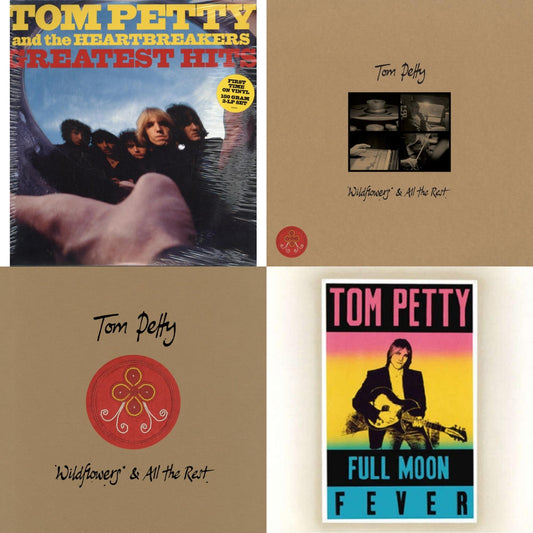 Tom Petty - Wildflowers & All The Rest (Deluxe Edition/7LP) & Wildflowers & All The Rest (3LP) & Full Moon Fever (180G) & Greatest Hits (2LP)