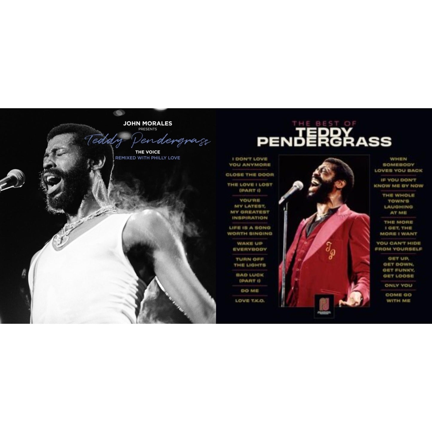 Teddy Pendergrass - Best Of Teddy Pendergrass (2LP) & John Morales Presents Teddy Pendergrass - The Voice - Remixed With Philly Love (3LP)