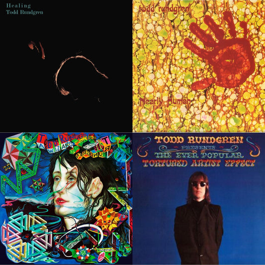 Todd Rundgren - Healing (Clear LP Vinyl/Translucent Blue 7Inch) & Nearly Human (180G/Translucent Yellow LP Vinyl/Limited Tour Edition) & Wizard A True Star (Transparent Magenta Vinyl/Limited/2LP/Tour Edition/Gatefold Cover/180G) & Ever Popular