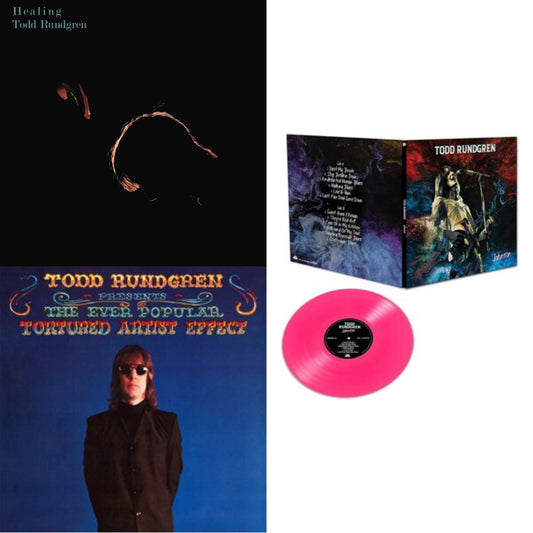 Todd Rundgren - Healing (Clear LP Vinyl/Translucent Blue 7Inch) & Ever Popular Tortured Artist Effect (180G/Limited Edition/Gatefold Cover) & Johnson (Pink LP Vinyl)
