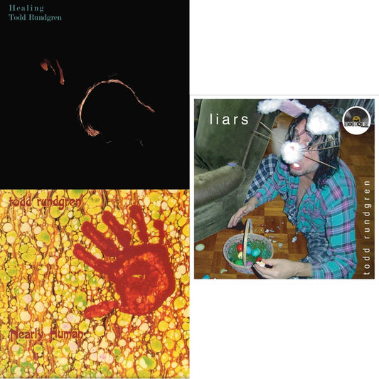 Todd Rundgren - Healing (Clear LP Vinyl/Translucent Blue 7Inch) & Nearly Human (180G/Translucent Yellow LP Vinyl/Limited Tour Edition) & Liars (2LP/Green Vinyl)