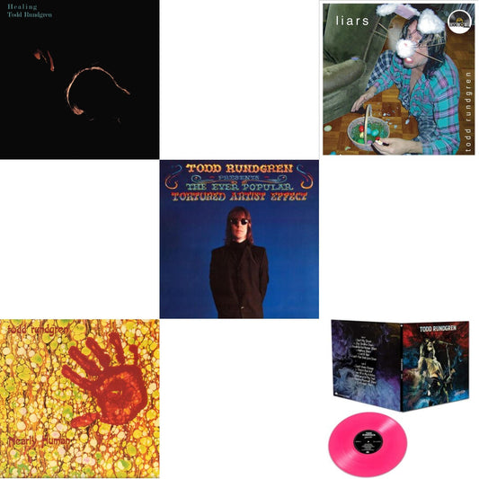 Todd Rundgren - Healing (Clear LP Vinyl/Translucent Blue 7Inch) & Nearly Human (180G/Translucent Yellow LP Vinyl/Limited Tour Edition) & Ever Popular Tortured Artist Effect (180G/Limited Edition/Gatefold Cover) & Liars (2LP/Green Vinyl) & Johnson