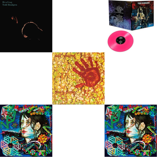 Todd Rundgren - Healing (Clear LP Vinyl/Translucent Blue 7Inch) & Wizard A True Star (Turquoise Blue Vinyl/Limited/2LP/Tour Edition/Gatefold Cover/180G) & Nearly Human (180G/Translucent Yellow LP Vinyl/Limited Tour Edition) & Johnson (Pink LP Vinyl)