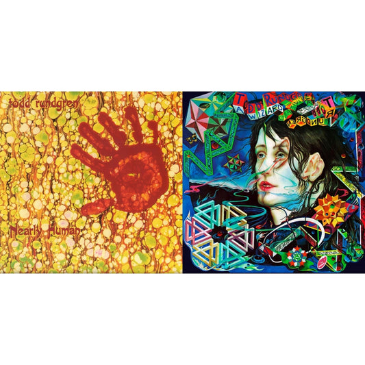 Todd Rundgren - Nearly Human (180G/Translucent Yellow LP Vinyl/Limited Tour Edition) & Wizard A True Star (Turquoise Blue Vinyl/Limited/2LP/Tour Edition/Gatefold Cover/180G)