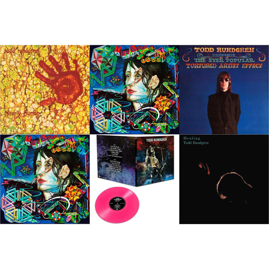 Todd Rundgren - Nearly Human (180G/Translucent Yellow LP Vinyl/Limited Tour Edition) & Wizard A True Star (Turquoise Blue Vinyl/Limited/2LP/Tour Edition/Gatefold Cover/180G) & Ever Popular Tortured Artist Effect (180G/Limited Edition/Gatefold Cover)