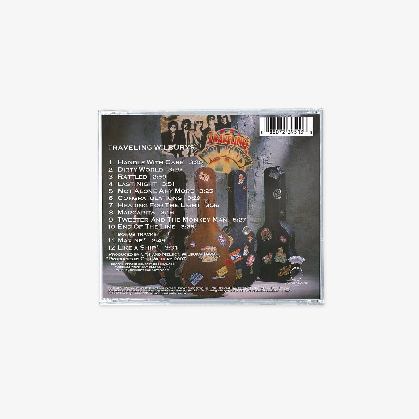 The Traveling Wilburys, Vol. 1 Music CD